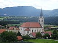 Pfarrkirche Johann Baptist in Čadram, Slowenien