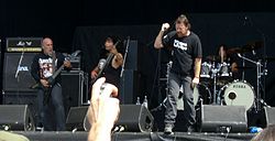 Agent Steel soittamassa Saksassa vuonna 2008. Kuvassa vasemmalta oikealle: Juan Garcia, Robert Gardenas, Bruce Hall ja Rigo Amezcua.