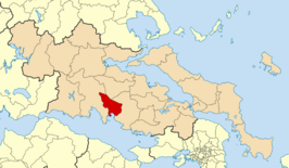 Kaart van Distomo-Arachova-Antikyra