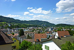 Adliswil, utsikt mot Üetliberg