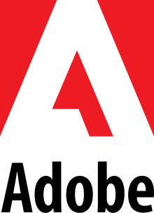 Logo of Adobe Inc. (née Adobe Systems) from 1993 to 2017