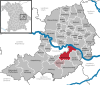 Lage der Gemeinde Aiterhofen im Landkreis Straubing-Bogen