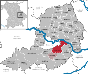 Poziția localității Aiterhofen