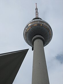 The TV Tower (Berliner Fernsehturm) Alexanderplatz TV Tower, Berlin D.jpg