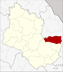 Bản đồ Sakon Nakhon, Thái Lan với Kusuman