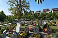 Friedhof mit Ummauerung, Eingangsvorhalle und kreuzförmige Wegeanlage