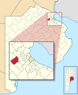 location of General Rodriguez Partido in Gran Buenos Aires