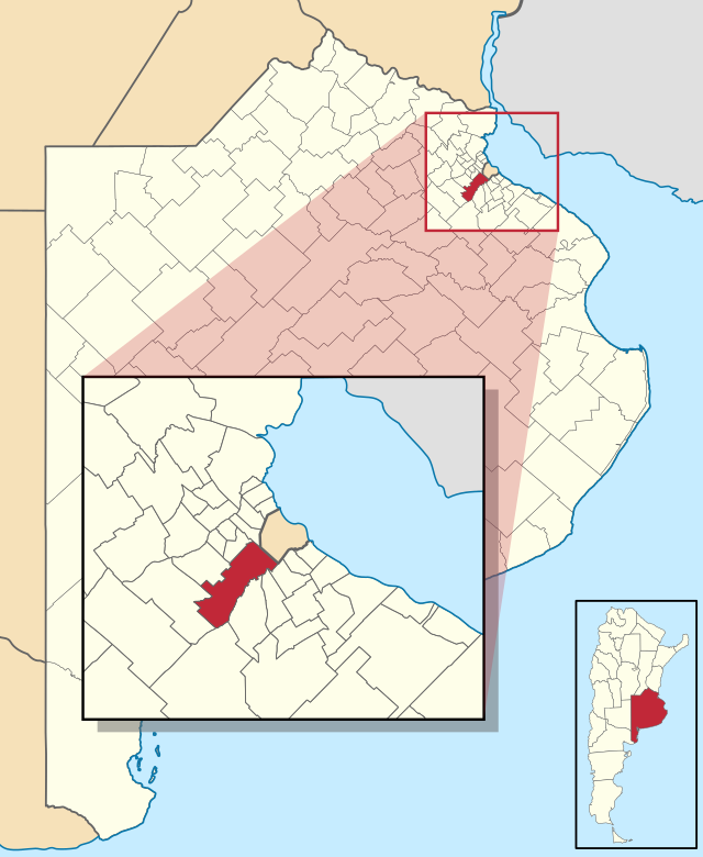 Муниципалитет Ла-Матанса на карте