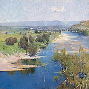 Arthur Streeton, ‘The purple noon's transparent might’, 1896