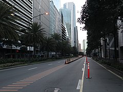 Ayala Avenue, westbound