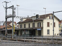 Järnvägsstationen i Kerzers