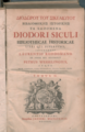 Biblioteca storica de Diodoro Siculo (30 a.C.-90a.C.), 1746