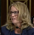 Christine Blasey Ford op 27 september 2018 geboren op 28 november 1966