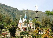 Church in Bukit Doa Getsemane Sanggam, Unjur, Samosir, North Sumatra Church at Bukit Doa Getsemane Sanggam 01.JPG