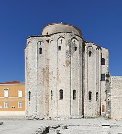 L'église Saint-Donat de Zadar (Croatie). (définition réelle 3 204 × 3 519)