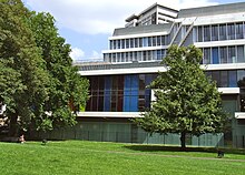 Paddington Green Campus viewed from St Mary's Gardens City of Westminster College from St Mary's Churchyard.jpg