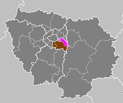 Location of Nogent-sur-Marne in Île-de-France