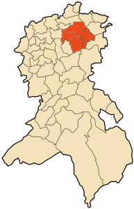 Distretto di Mostefa Ben Brahim – Localizzazione