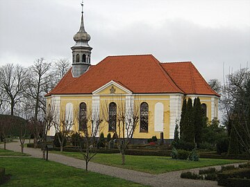 Jediný venkovský rokokový kostel: Damsholte, ostrov Møn