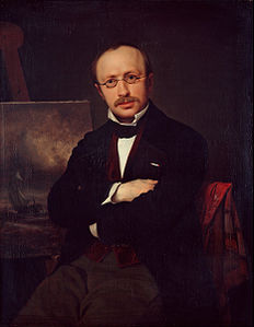 Painter Anton Melbye (1852)