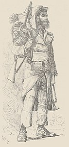 Légionnaire, illustration pour Le Monde illustré (1888).