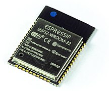 ESP32 module, similar to that used on the Elecrow Crowbits.