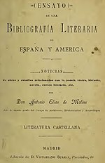 Miniatura para Ensayo de una bibliografía literaria de España y América