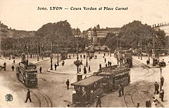 LYON - Cours Verdun et Place Carnot