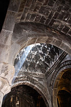 Ceiling and Muqarna vault of the gavit.[19]