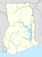 Mappa del Ghana
