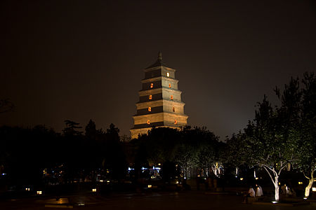 Pagoda Angsa Liar Raksasa, Xi'an, Tiongkok