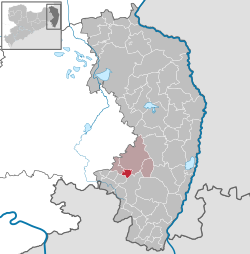 Kart over Großschweidnitz