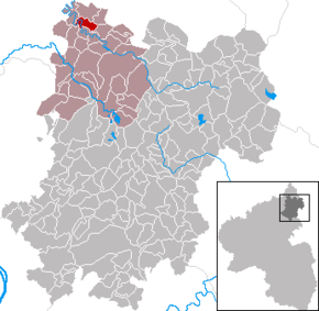 Poziția Heimborn pe harta districtului Westerwaldkreis