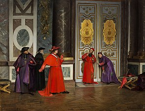 Cardinaux dans une antichambre du Vatican (1895), localisation inconnue.