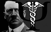 Hitler mit dem Symbol für Psychiatrie