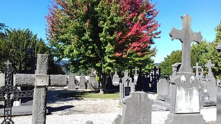 Intérieur du cimetière.