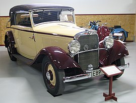 Mercedes-Benz 200 på Ivars bilmuseum