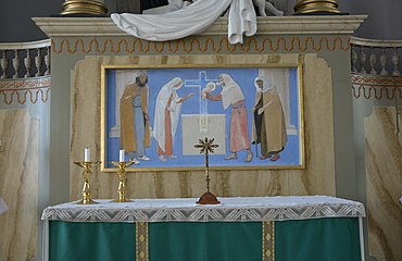 Altartavla av Olle Hjortzberg