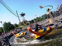 Mega Mindy jetski à Plopsaland