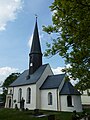 Dorfkirche Schönau (Kirche (mit Ausstattung) und Kirchhof mit Einfriedungsmauer)