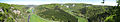 Blick vom Knopfmacherfelsen, 180° Panorama
