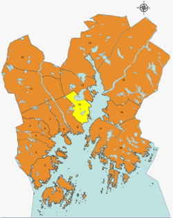 Location of District Gimlekollen