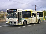 洛バス102号旧系統色