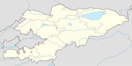 Location map Kirgizija