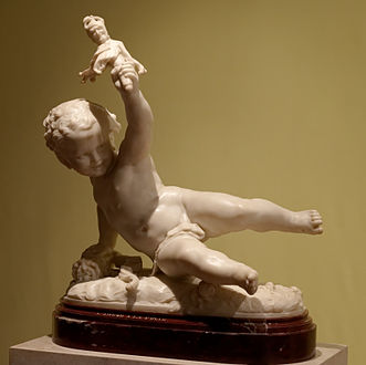 L'Amour à la folie (1872), marbre, Lisboa, Calouste-Gulbenkian museoa.