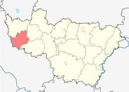 Kiržačskij rajon – Mappa
