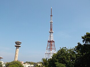 Television tower of Doordarshan Kendra, Chennai Madras TV Tower.jpg