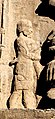 Relieve de un soldado de Maka con inscripción cuneiforme en la tumba de Artajerjes II, c. 360 BC.