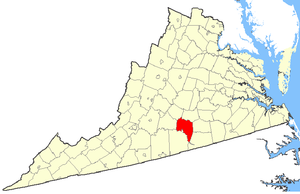 Maps of counties in Virginia