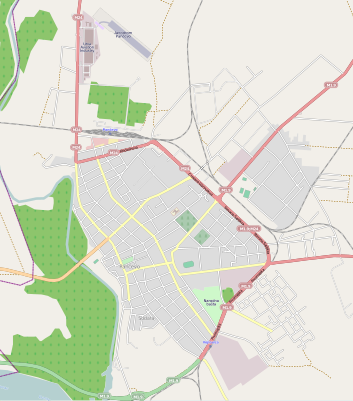 Location map Pančevo